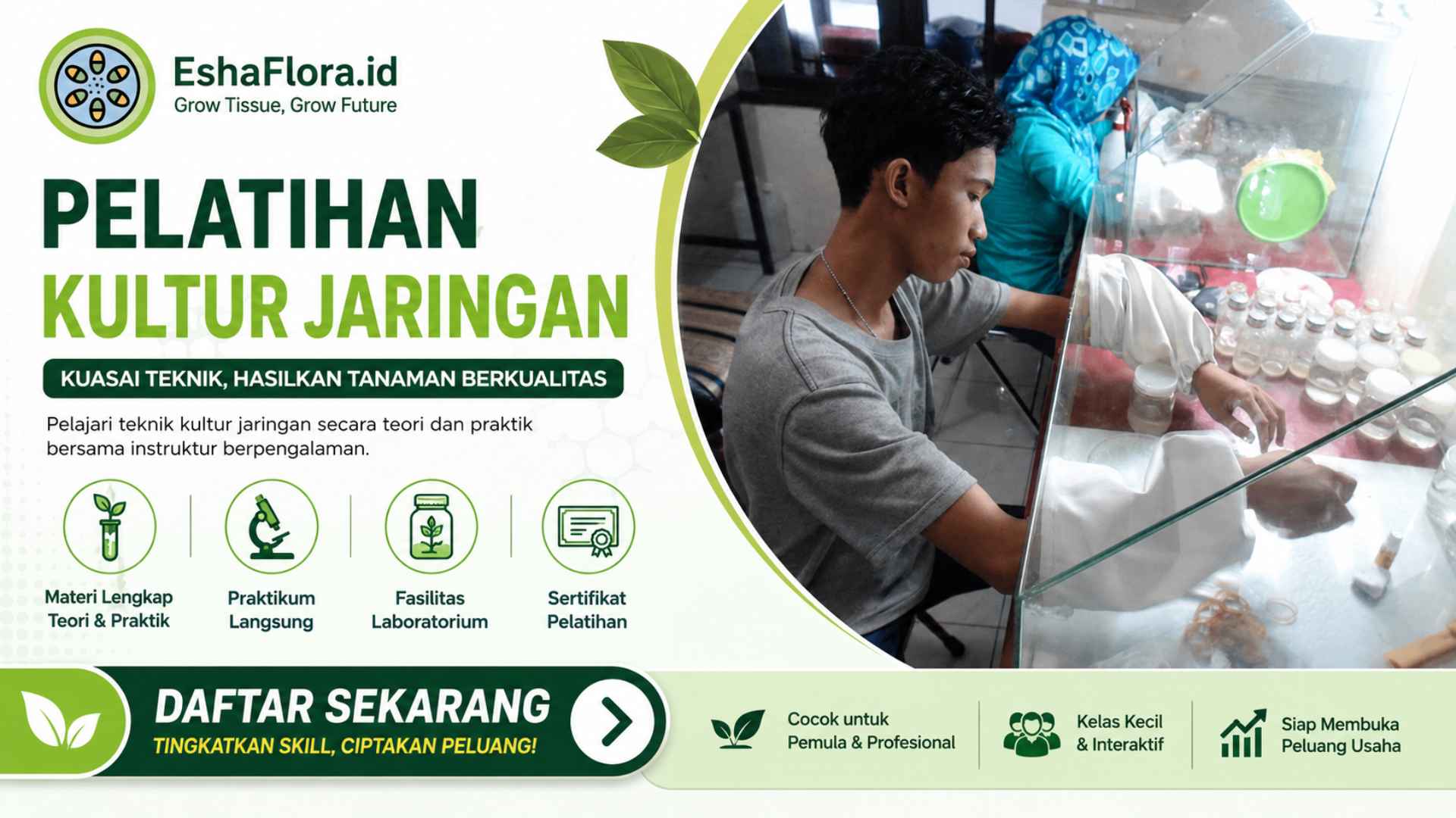 pelatihan kultur jaringan